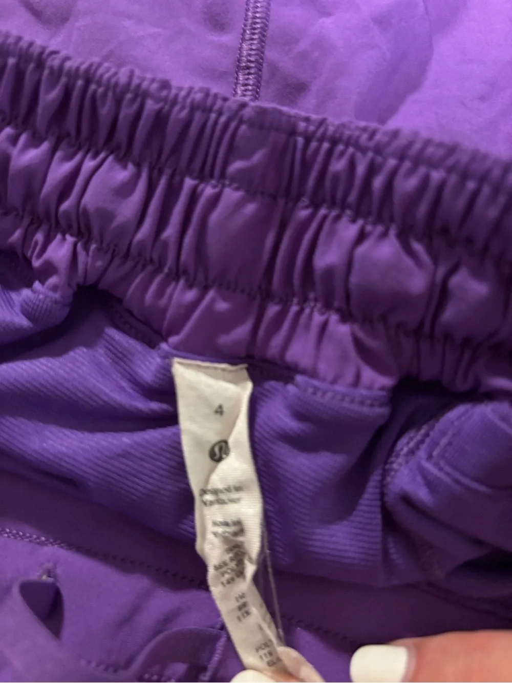 lululemon athletica Vibrant Purple Athletic Shorts